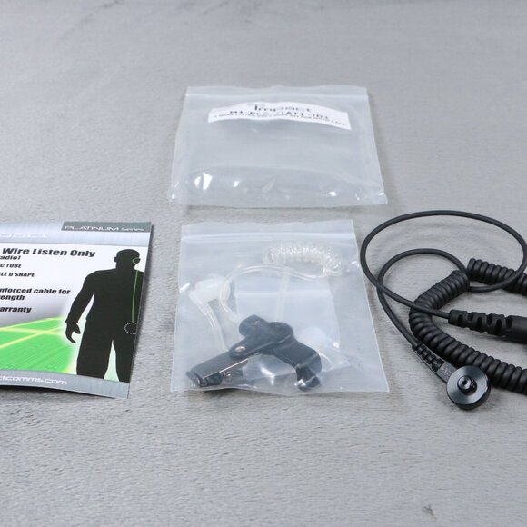 Impact M1-PLO 1-Wire Listen-Only Surveillance Earpiece Kit for Motorola 2-Pin - Picture 2 of 13